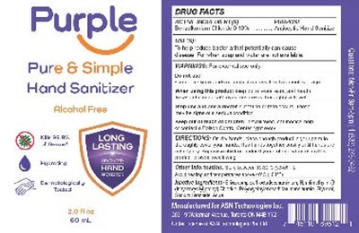 Label (Purple Hand Sanitizer)